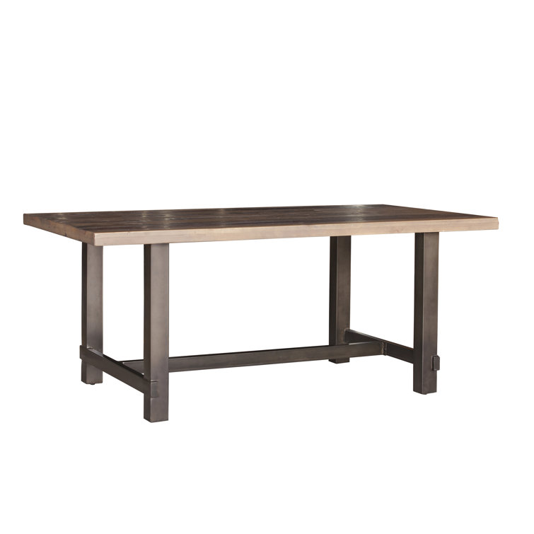 Union Rustic Langner 71'' Trestle Dining Table Wayfair
